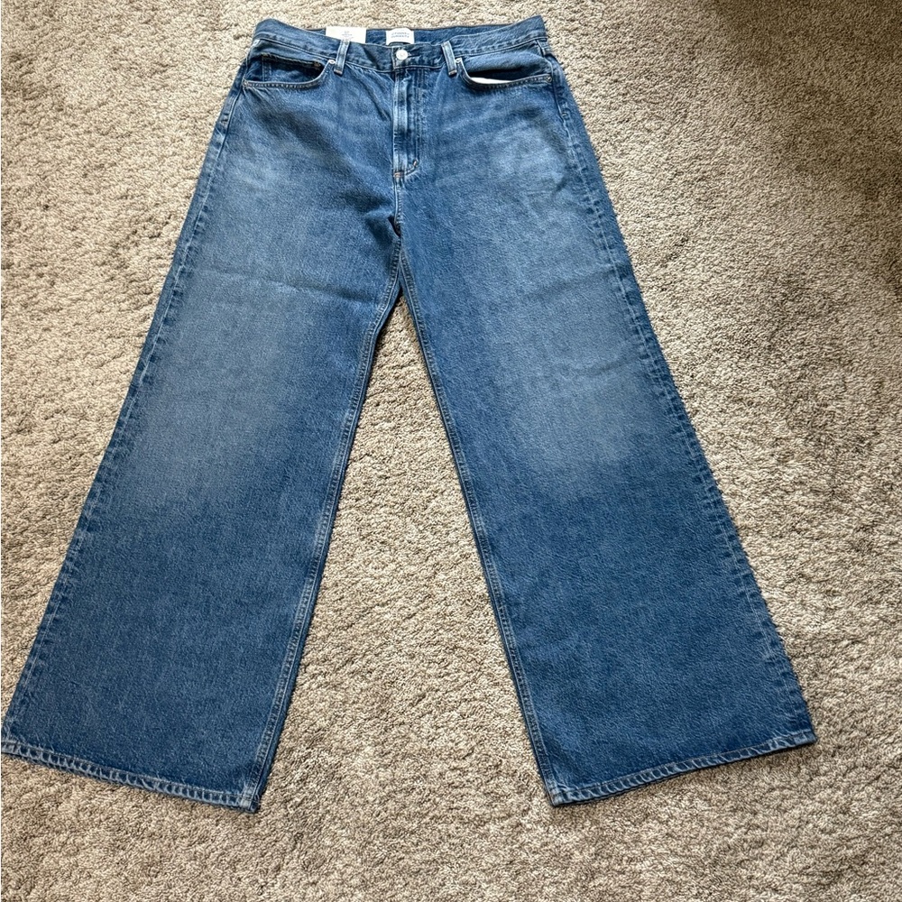 BNWT Citizen Of Humanity Paloma Baggy Jeans in 31. Color is Siesta. - Picture 4 of 16